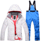 Winter Women Ski Suit Thermal Ski Jacket Pants Set Windproof Waterproof Snowboarding Jacket Female Skiing Suits Snow Coat - Livefree
