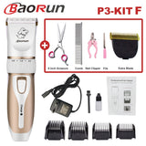 Baorun Professional Pet Dog Hair Trimmer Animal Grooming Clippers Cat Cutter Machine Shaver Electric Scissor Clipper 110-240V AC - Livefree