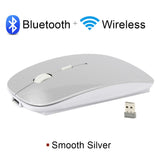 Wireless Mouse Bluetooth Rechargeable Mouse Wireless Computer Silent Mause Ergonomic Mini Mouse USB Optical Mice For PC laptop - Livefree