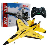 2.4G Glider RC Drone SU35 Fixed Wing Airplane Hand Throwing Foam Dron Electric Remote Control Outdoor RC Plane Toys for Boys F22 - Livefree