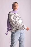 Cropped oversized hoodie. - Livefree