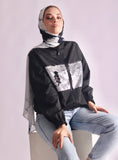 Black waterproof sequins bomber. - Livefree