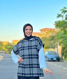 Tartan wool vest