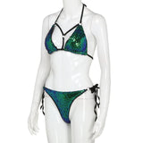 New Arrival Women Sequin Bra Bikini Set Push Up - shop.livefree.co.uk