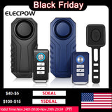 Elecpow Wireless Bicycle Alarm  Remote Control Waterproof Electric Motorcycle Scooter Bike Security Protection Anti theft Alarms - Livefree