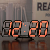 Nordic Digital Alarm Clocks Wall Clocks Hanging Watch Snooze Table Clocks Calendar Thermometer Electronic Clock Digital Clocks - Livefree