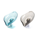 2PCS Suction Cup Soap dish For bathroom Shower Portable Leaf Soap Holder Plastic Sponge Tray For Kitchen Bathroom accessories - Livefree