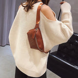 Waist Bags PU Leather Pack Shoulder Bag Ladies Alligator Pattern Waist Pack Women Belt Multifunctional Chest Bag cross body bags - Livefree