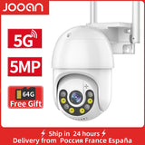 JOOAN 3MP 5MP PTZ WIFI IP Camera Audio CCTV Surveillance Outdoor 4X Digital Zoom Night Full Color Wireless Waterproof Security - Livefree