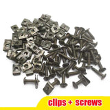 30/20/10 Sets Motorcycle Car Scooter ATV Moped Ebike Plastic Cover Metal Retainer Self-tapping Screw and Clips M4 M5 4.2mm 4.8mm - Livefree