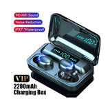TWS Bluetooth Earphones 2200mAh Charging Box Wireless Headphone Fone Stereo Wireless Headset with Mic Sports Waterproof Earbuds - Livefree