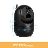 5G WiFi Camera 1080P WiFi PTZ IP Camera Wireless WiFi Surveillance Camera Alexa Google Auto Tracking Indoor Security IP Camera