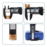 150mm 100mm Electronic Digital Caliper Carbon Fiber Dial Vernier Caliper Gauge Micrometer Measuring Tool Digital Ruler - Livefree