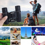 40x22 HD Powerful Binoculars 2000M Long Range Folding Mini Telescope BAK4 FMC Optics For Hunting Sports Outdoor Camping Travel - Livefree
