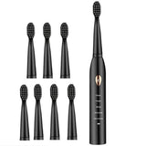 Powerful Ultrasonic Sonic Electric Toothbrush USB Charge Rechargeable Tooth Brush Washable Electronic Whitening Teeth Brush J110 - Livefree