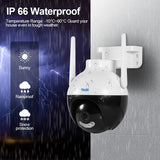 TOWODE 8MP 4K WIFI IP Camera PTZ Outdoor Camera Home Security 4X Digital Zoom Speed Dome Camera H.265 CCTV Video Surveillance - Livefree