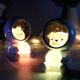 Galaxy Guardian LED Night Light Nursery Moon Lamps Astronaut Table Decorative Lights Baby Kids Toys Birthday Gift Drop Shipping - Livefree
