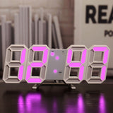 Nordic Digital Alarm Clocks Wall Clocks Hanging Watch Snooze Table Clocks Calendar Thermometer Electronic Clock Digital Clocks - Livefree