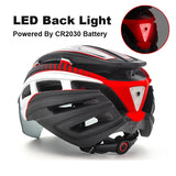 NEWBOLER Cycling Helmet Man Women LED Light Helmet Road Mountain Bike Helmet Lens For Riding Bicycle Sports Skateboard Scooter - Livefree