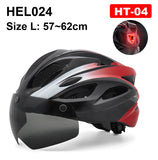 NEWBOLER Cycling Helmet Man Women LED Light Helmet Road Mountain Bike Helmet Lens For Riding Bicycle Sports Skateboard Scooter - Livefree