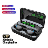 TWS Bluetooth Earphones 2200mAh Charging Box Wireless Headphone Fone Stereo Wireless Headset with Mic Sports Waterproof Earbuds - Livefree