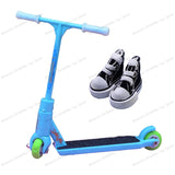 Mini Scooter Two Wheel Scooter Finger Skateboard Finger Shoes Mini Cloth Children's Educational Toys Finger Bike Funny Toy - Livefree