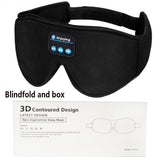 New 3D wireless music headphone sleep breathable smart eye mask Bluetooth headset call with mic for ios Android mac Dropshipping - Livefree