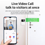 Wireless Doorbell WiFi Outdoor HD Camera Security Door Bell Night Vision Video Intercom Voice Change For Home Monitor Door Phone - Livefree