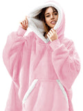Oversized Hoodies Sweatshirt Women Winter Hoodies Fleece Giant TV Blanket With Sleeves Pullover Oversize Women Hoody Sweatshirts - Livefree