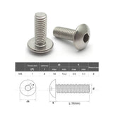 10 Set Plastic Cover Silver Stainless Steel Screw Bolt and U Type Clips with Nut M6 6mm M5 5mm for Motorcycle Scooter ATV Moped - Livefree