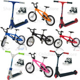Mini Scooter Two Wheel Scooter Finger Skateboard Finger Shoes Mini Cloth Children's Educational Toys Finger Bike Funny Toy - Livefree