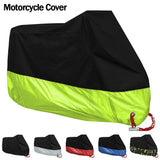 Motorcycle Cover Waterproof All Season Dustproof UV Protective Outdoor Indoor Scooter 190T Wear-resistant Fabric Motorbike Cover - Livefree