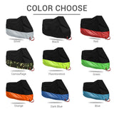 Motorcycle Cover Waterproof All Season Dustproof UV Protective Outdoor Indoor Scooter 190T Wear-resistant Fabric Motorbike Cover - Livefree