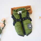 Pet Harness Vest Clothes Puppy Clothing Waterproof Dog Jacket Winter Warm Pet Clothes For Small Dogs Shih Tzu Chihuahua Pug Coat - Livefree