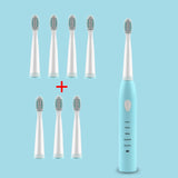 Powerful Ultrasonic Sonic Electric Toothbrush USB Charge Rechargeable Tooth Brush Washable Electronic Whitening Teeth Brush J110 - Livefree
