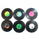 6pcs Floppy Disk Cup Mat Coasters Drink Coasters Home Decor Bar Accessory SET Heat-insulated Cup Mats Drinks Holder Home Decor - Livefree