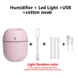 200ML Mini Ultrasonic Air Humidifier Romantic Light USB Essential Oil Diffuser Car Purifier Aroma Anion Mist Maker With LED Lamp - Livefree