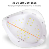 Nail Dryer LED Nail Lamp UV Lamp for Curing All Gel Nail Polish With Motion Sensing Manicure Pedicure Salon Tool - Livefree