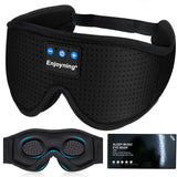 New 3D wireless music headphone sleep breathable smart eye mask Bluetooth headset call with mic for ios Android mac Dropshipping - Livefree