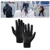 Waterproof Winter Warm Gloves Cycling Glove Anti-slip Thermal Fleece Touch Screen Glove Full-Finger Skiing Glove M- XL - Livefree
