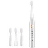 Powerful Ultrasonic Sonic Electric Toothbrush USB Charge Rechargeable Tooth Brush Washable Electronic Whitening Teeth Brush J110 - Livefree
