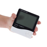 Oauee LCD Electronic Digital Temperature Humidity Meter Indoor Outdoor Thermometer Hygrometer Weather Station Clock HTC-1 HTC-2 - Livefree