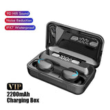 TWS Bluetooth Earphones 2200mAh Charging Box Wireless Headphone Fone Stereo Wireless Headset with Mic Sports Waterproof Earbuds - Livefree