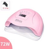 Nail Dryer LED Nail Lamp UV Lamp for Curing All Gel Nail Polish With Motion Sensing Manicure Pedicure Salon Tool - Livefree