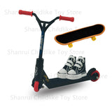 Mini Scooter Two Wheel Scooter Finger Skateboard Finger Shoes Mini Cloth Children's Educational Toys Finger Bike Funny Toy - Livefree