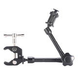 11 Inch Adjustable Friction Articulating Magic Arm + Super Clamp for SLR LCD Monitor LED Flash Light Camera Accessories - Livefree
