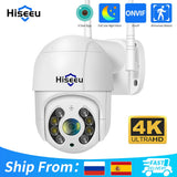 Hiseeu 8MP 4K WIFI IP Camera Outdoor Security Night Vision 1080P 3MP 5MP Wireless Video Surveillance Cameras Human Detect iCsee - Livefree
