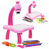 Kids Led Projector Drawing Table Toy Set Art Painting Board Table Light Toy Educational Learning Paint Tools Toys for Children - Livefree
