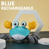 Induction Escape Crab Rechargeable Electric Pet Musical Toys Children'S Toys Birthday Gifts Interactive Toys Learn To Climb Toys - Livefree