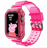 silicone Strap for Apple Watch 8 Band 45MM 41 42 mm 40 44 38mm Transparent Correa Sport loop wrist Iwatch Series 8 7 6 se 5 4 3 - Livefree